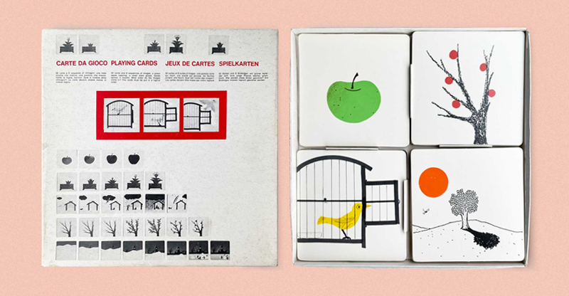 Giochi visivi Danese: Carte da Gioco, Bruno Munari | Weird Studio