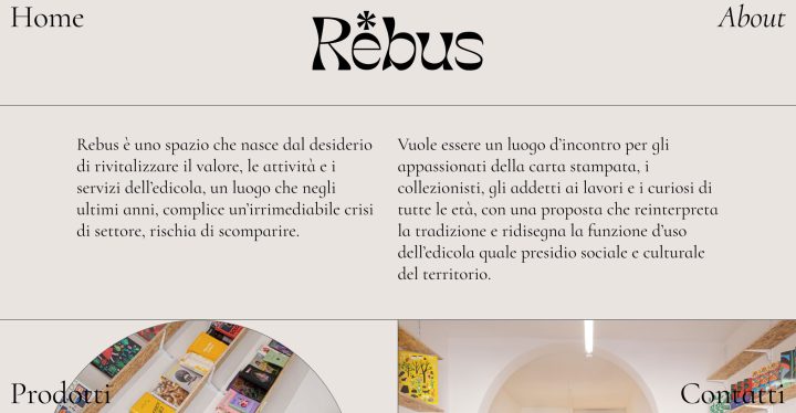 progettazione dell'identità di Rebus